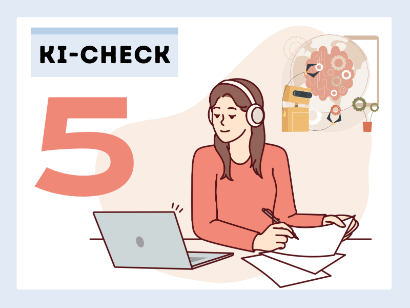 Bild: Jugendportal/Canva KI-Check Grafik